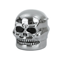 Grinder Skull Silver - silberner Totenkopf