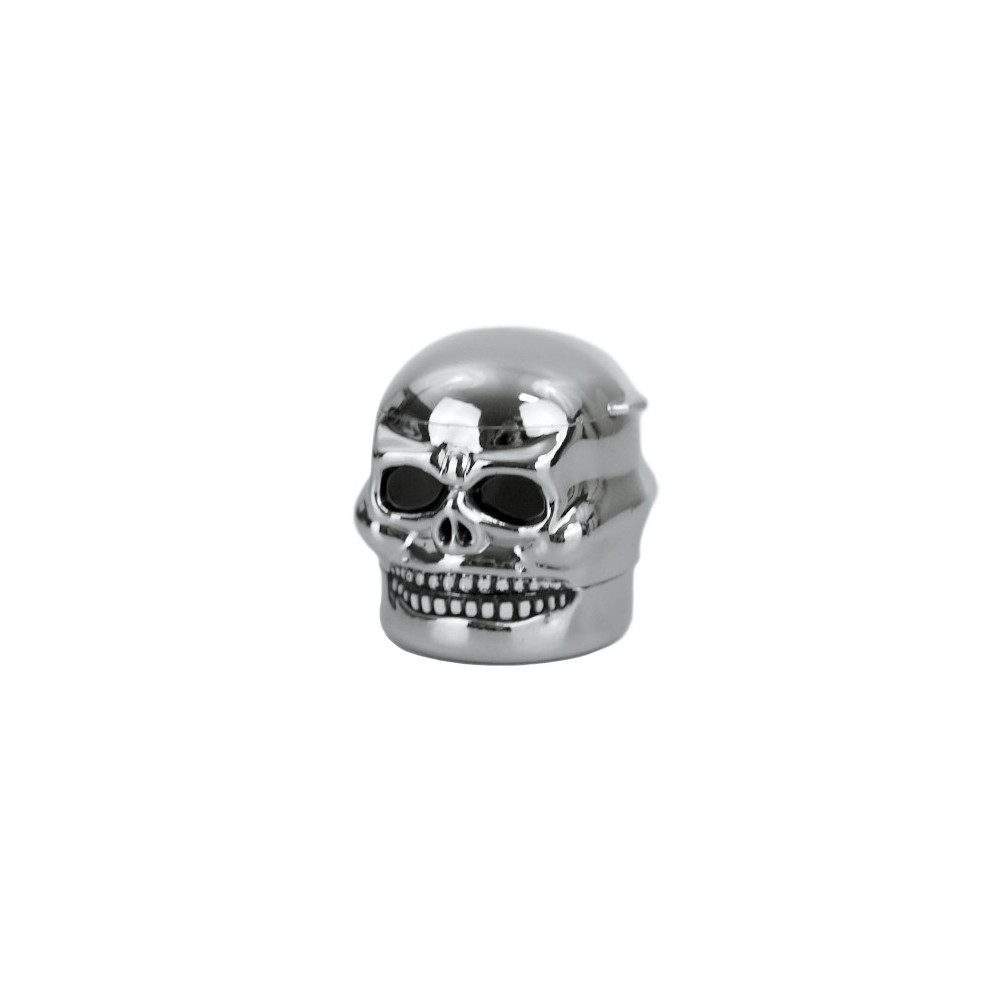 Grinder Skull Silver - silberner Totenkopf