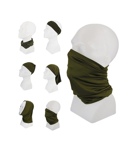 Multifunktionaler 3D-BUFO-Schal – Militärgrün