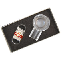 Zigarrenbesteck-Set – Zigarrenschneider und Zigarrenaschenbecher