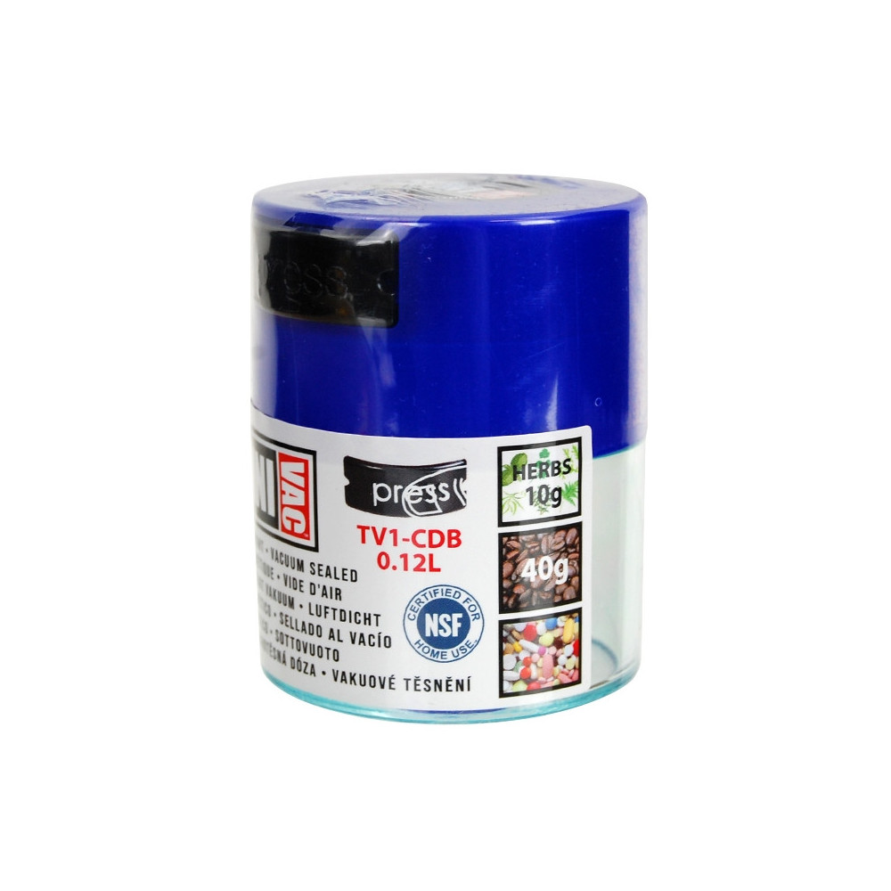 Box Tight Vac 0,12 blau-durchscheinend