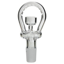 Ölkessel aus Quarzglas mit Halo-Design (9348) NS14mm