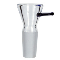 Bongo-Pfeife 14 mm mit Mega-Griff blau