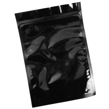 Reißverschlusstasche aus Aluminium, 140 x 192 mm