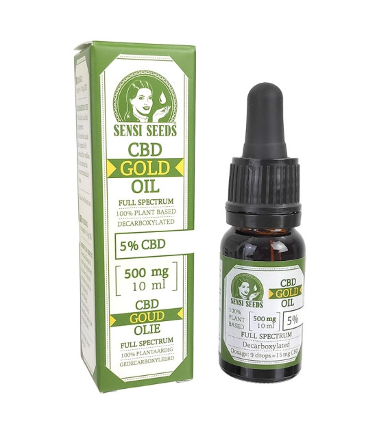 CBD-Öl Gold Sensi Seeds 10 ml 5%