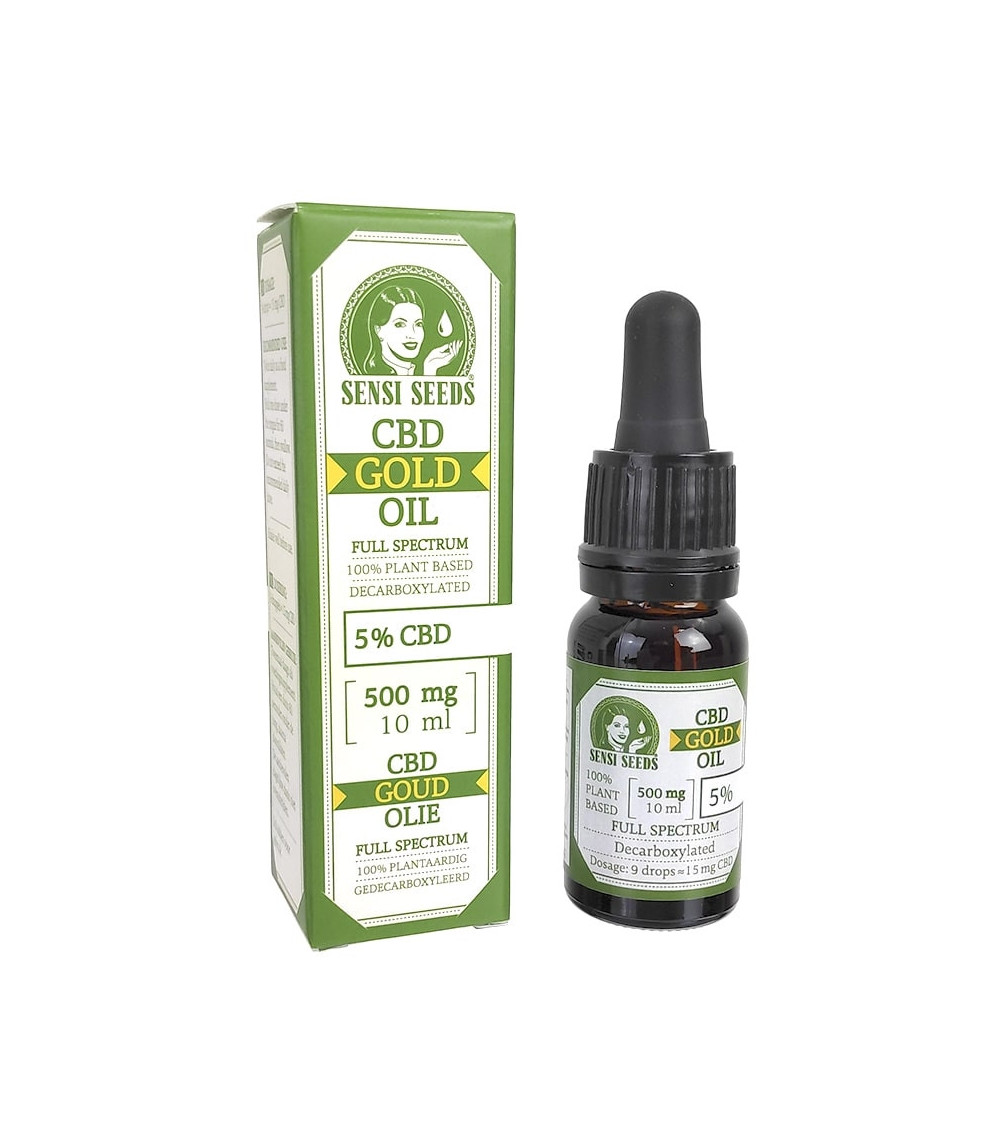 CBD-Öl Gold Sensi Seeds 10 ml 5%