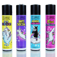 Clipper Serie EINHORN SLOGAN 4 Stück.