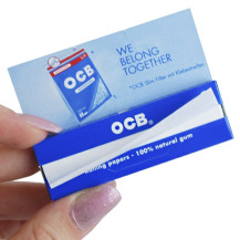 OCB blaue 1/4 Papiere