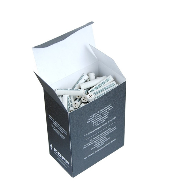 Kohle-Rohrfilter 9 mm, 150 Stück, White Elephant