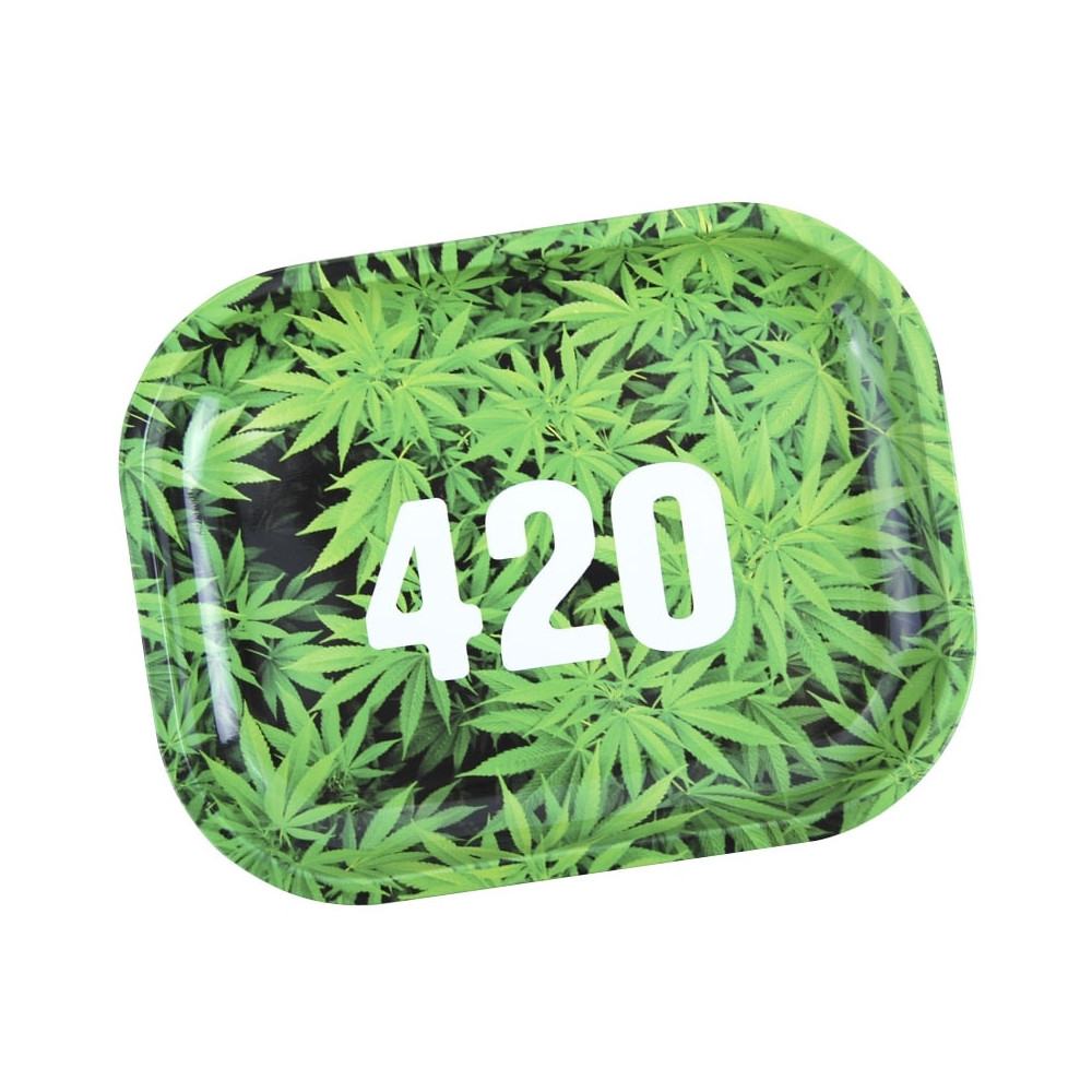 Roll Tray Ganja 420 Green