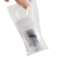 CBD Black Leaf Ziplock-Beutel - 100er-Packung