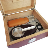 Zigarrenhumidor Cherry Hygro Front SET