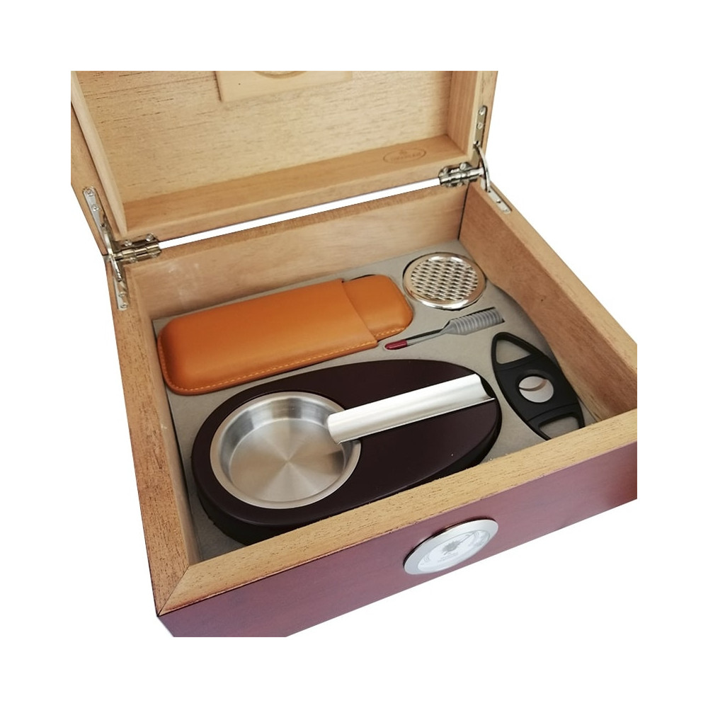 Zigarrenhumidor Cherry Hygro Front SET