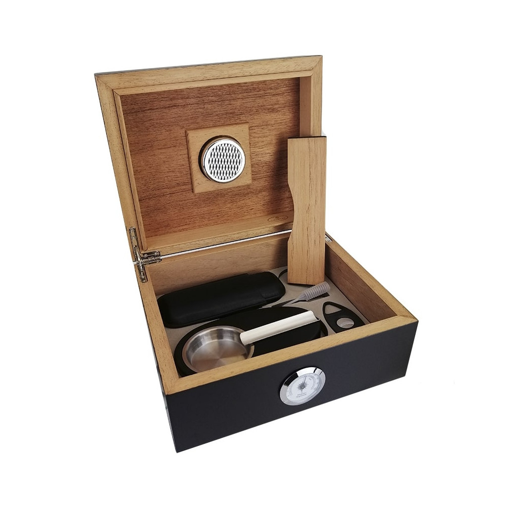 Zigarrenhumidor Cherry Hygro Front SET