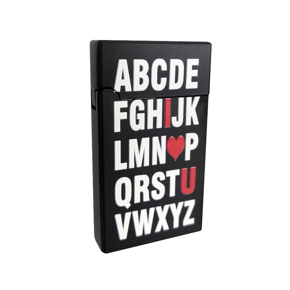 Jet Turbo Feuerzeug – Alphabet der Liebe