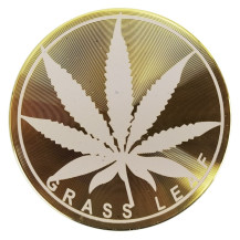 Grinder Grinder Gold Grass Leaf 4,5cm
