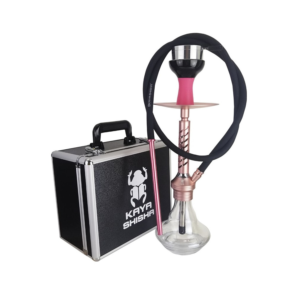 Kaya Shisha ELOX ECO Slice Kleine Wasserpfeife im Etui - pink