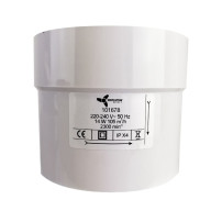 Axialventilator für Kanäle mit einem Durchmesser von Ø100 mm, 105 m³/h