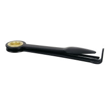 Elegantes schwarzes Rohrbesteck