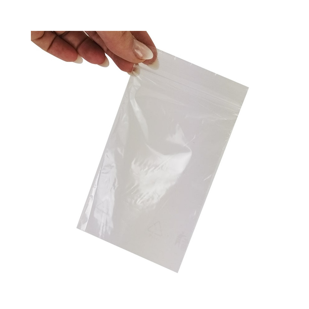 Zip-Beutel 7x10 cm - Packung mit 100 Stück