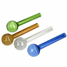 Glaspfeife mit Kugel Pico Pipe farbig