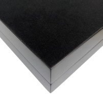 Pianolack schwarzer Mini-Zigarrenhumidor