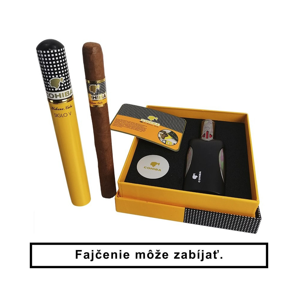COHIBA BIG BLACK Zigarren-Geschenkset