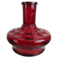 Hookah Unio Shisha 55 cm Schwarz - Rot
