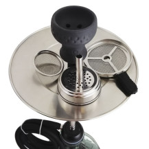 Hookah Unio Shisha 55 cm Schwarz