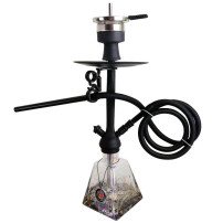 Hookah AMY Deluxe - I need you Rainbow Black