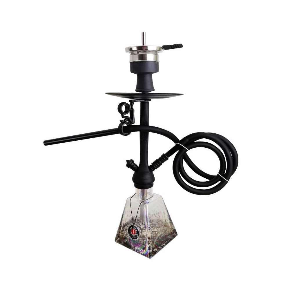 Hookah AMY Deluxe - I need you Rainbow Black