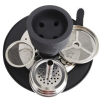 Hookah AMY Deluxe - I need you Rainbow Black