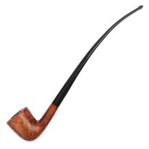 Sypuera 69-83 Churchwarden Bent Earthly Orange Tabakpfeife