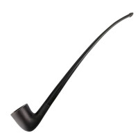Bruyère-Tabakpfeife Sypuera 69-33 Churchwarden Bent Extrem Dunkelbraun