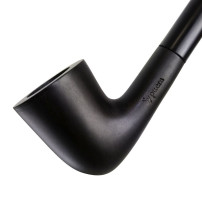 Bruyère-Tabakpfeife Sypuera 69-33 Churchwarden Bent Extrem Dunkelbraun