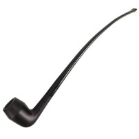 Bruyère-Tabakpfeife Sypuera 69-51 Churchwarden Half Bent Extrem Dunkelbraun