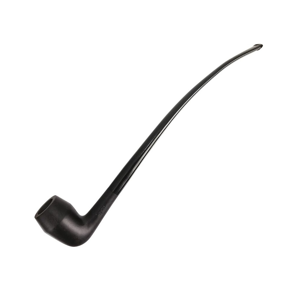 Bruyère-Tabakpfeife Sypuera 69-51 Churchwarden Half Bent Extrem Dunkelbraun