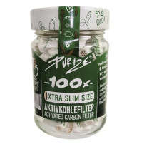 PURIZE extra schlanke Kohlefilter 5,9 mm – 100 Stück