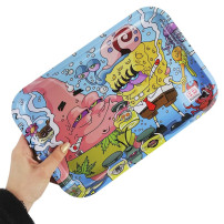 SpongeBob und Patrick Rolltablett