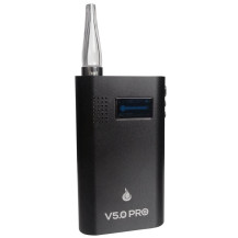 Flowermate V5.0S Pro Version 2 Vaporizer schwarz - Seitenansicht