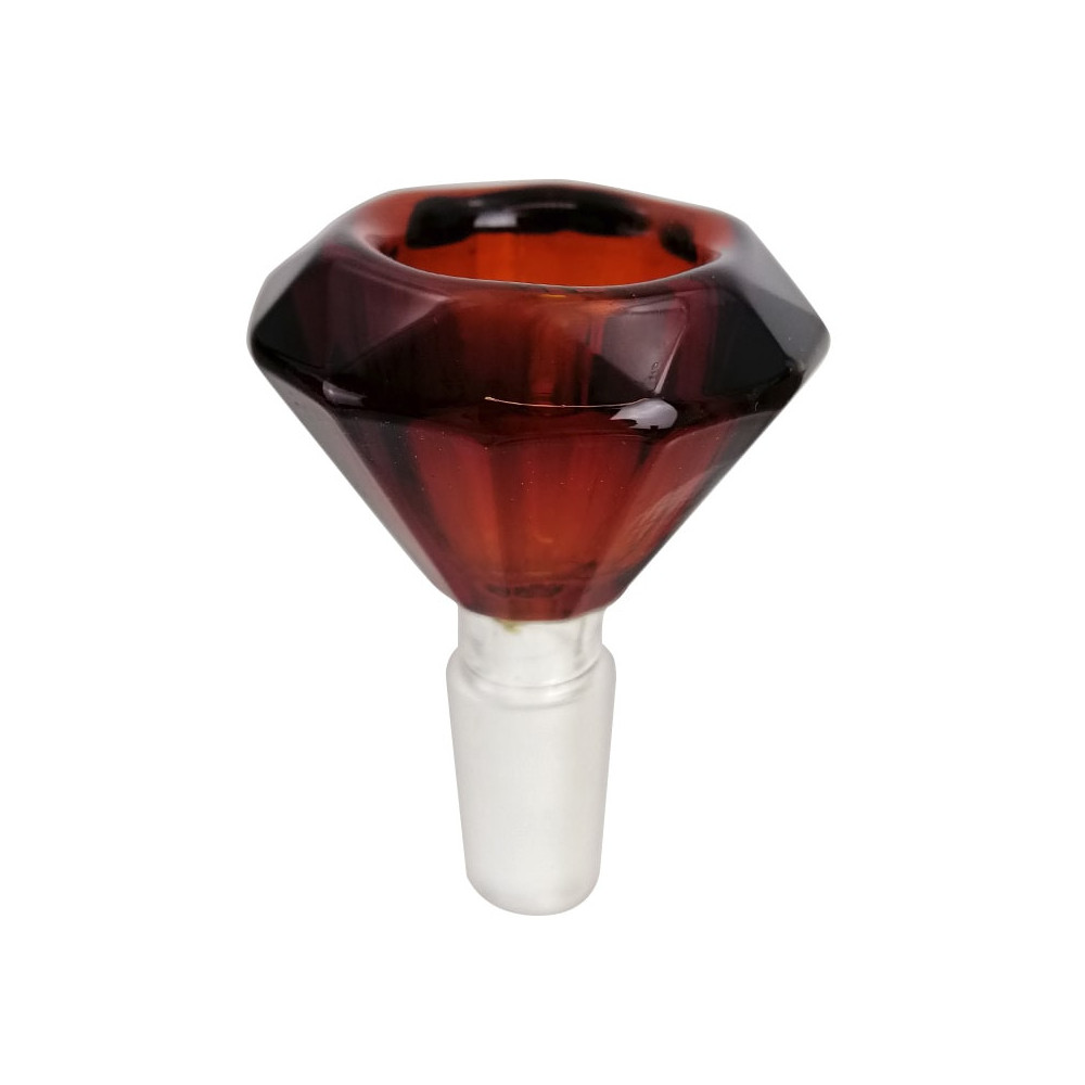 Bongoschale aus diamantfarbenem Bernstein (6180) NS14mm
