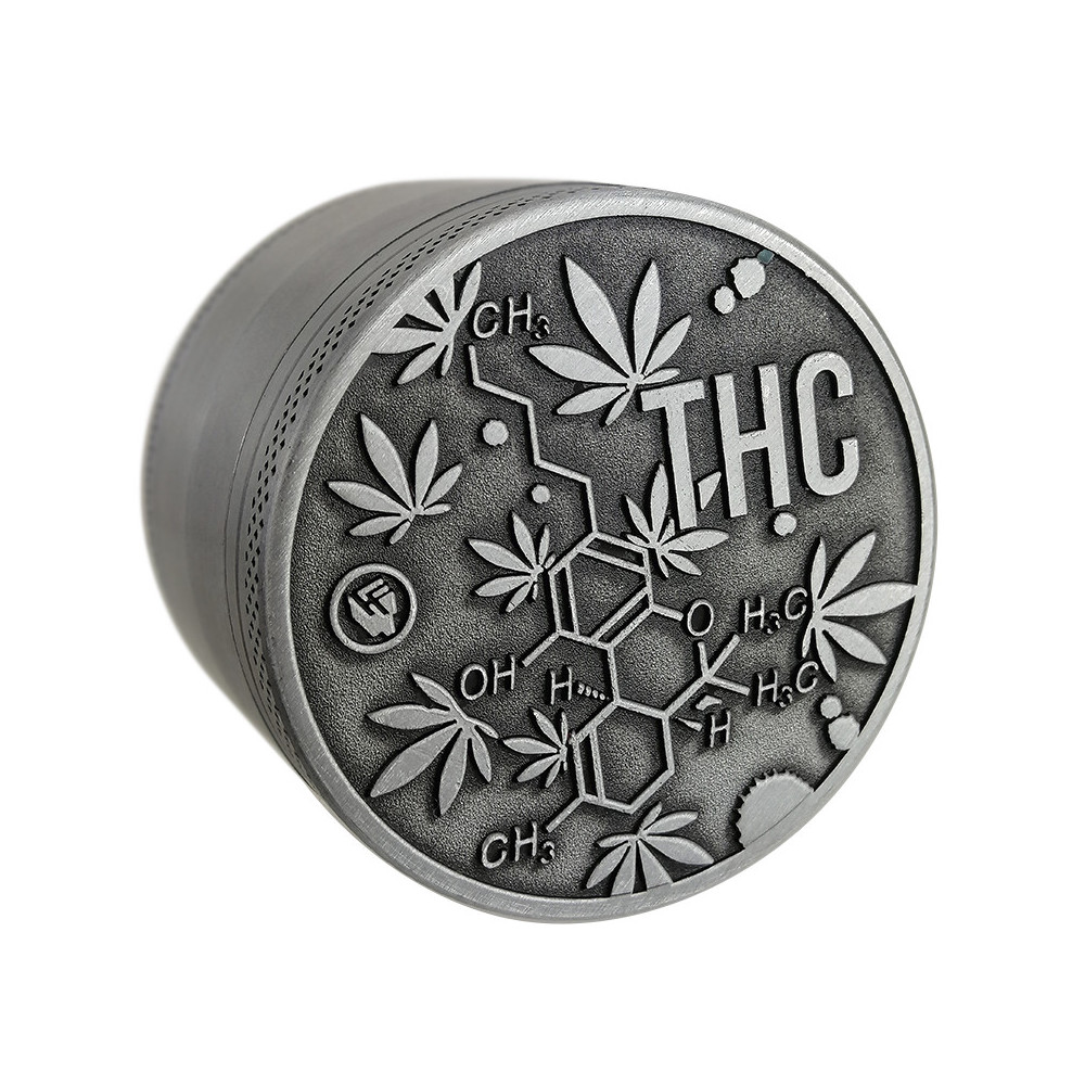 THC-Molekül-Grinder, 5 cm, Metall
