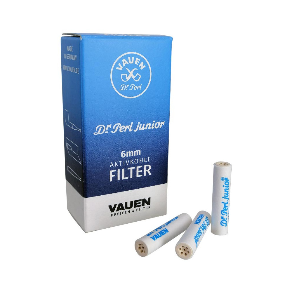 Vauen Kohle-Rohrfilter 6 mm - 30 Stück