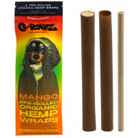 G-Rollz Hanf-Blunts – Mango, 2 Stück – Verpackung und Inhalt
