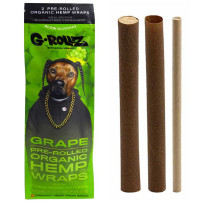 G-Rollz Hanf-Blunts – Traube, 2 Stück – Verpackung und Inhalt