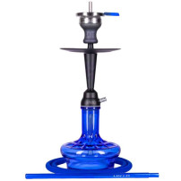 Hookah Unio Shisha 55 cm Schwarz - Blau