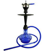 Unio Shisha 55 cm Schwarz - Blau - Vorderansicht
