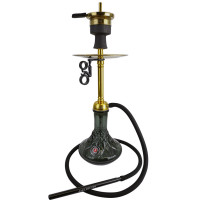 Hookah AMY Deluxe Joy S Gold - Schwarz 60 cm