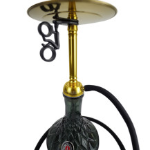 Hookah AMY Deluxe Joy S Gold - Schwarz 60 cm
