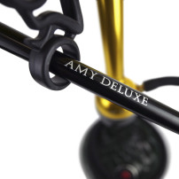 Hookah AMY Deluxe Joy S Gold - Schwarz 60 cm